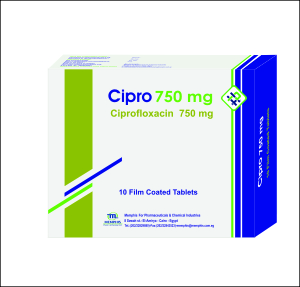 سيبرو 750مج أقـراص مغلفة 10 قـرص